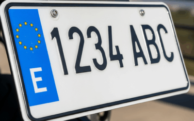 La Matrícula de una Moto en España