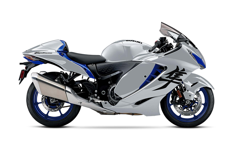 HAYABUSA BLANCA Y AZUL 2025