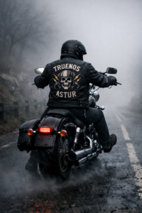 Moto y niebla