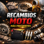 Recambios de moto más frecuentes