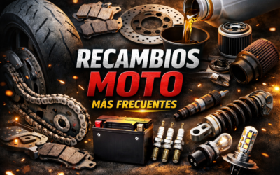 Las partes de la moto que más se recambian