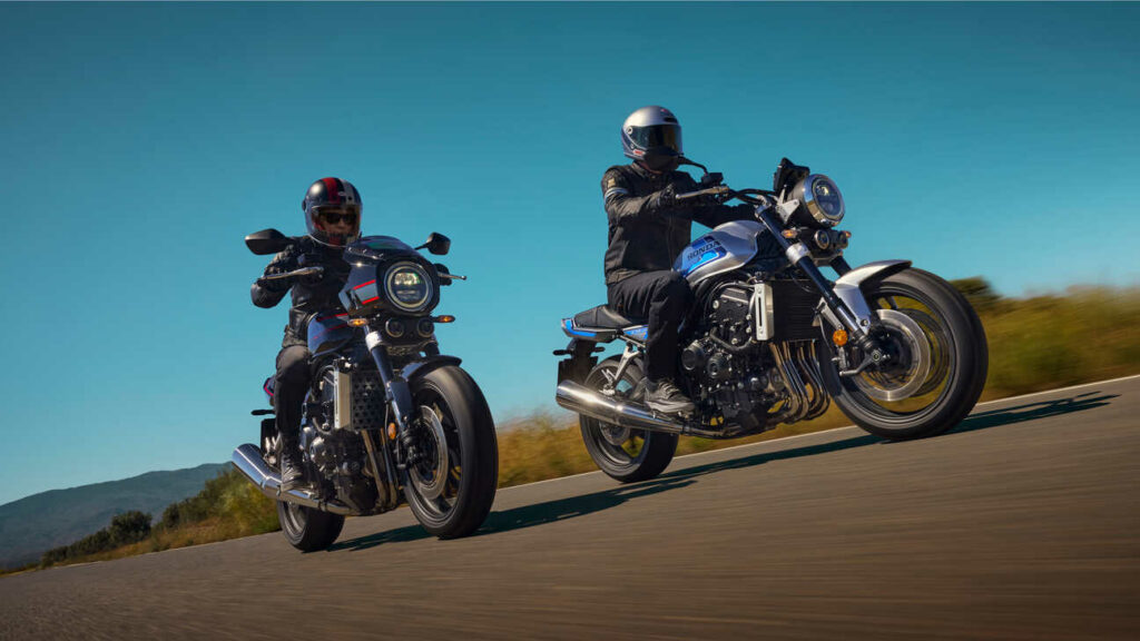 Motorista en carretera con una Honda CB1000 F